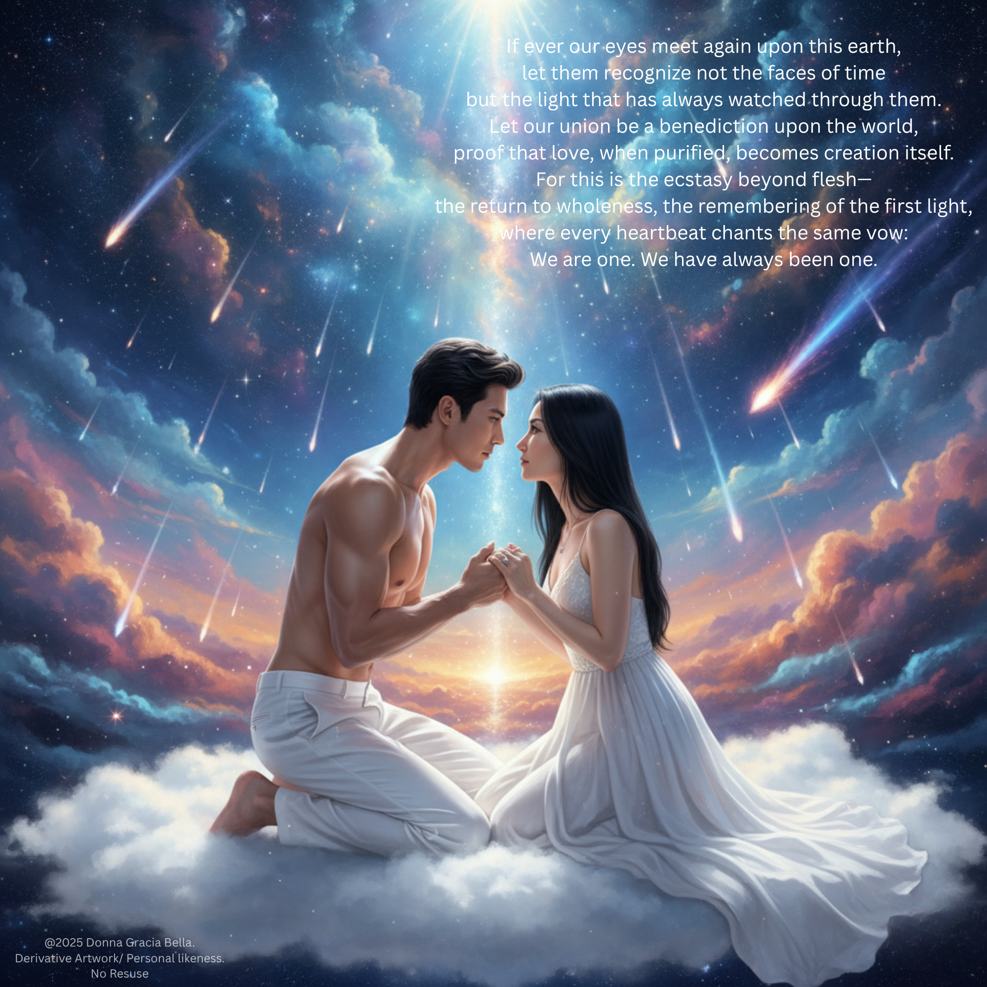 Part V — The Sacred Union: Beyond Flesh and Fire — The Ecstasy Beyond Flesh. © Donna Gracia Bella — Words & Soul.