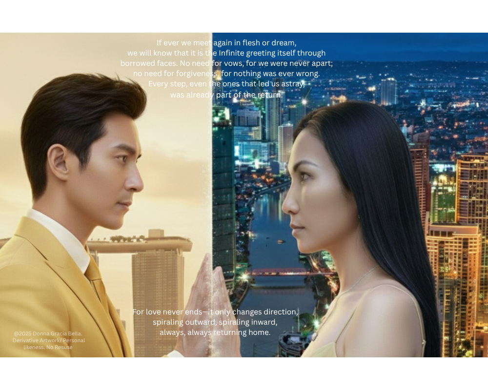 Part VII — The Sacred Union: Beyond Flesh and Fire — The Eternal Return. © Donna Gracia Bella — Words & Soul.