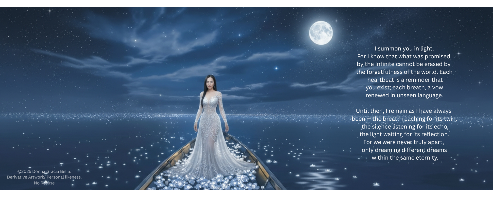 Part I — The Sacred Union: Beyond Flesh and Fire. © Donna Gracia Bella — Words & Soul.